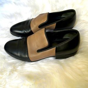 CÉLINE Color block loafers